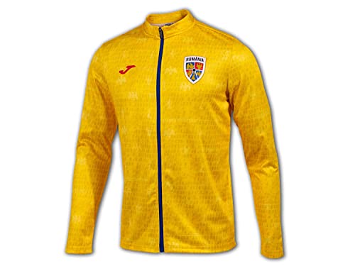 Joma Rumänien Sportjacke gelb FRF Anthem Jacket Romania Jacke, Größe:M