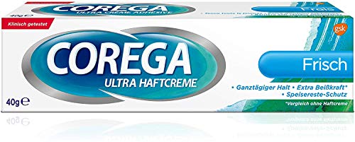 Corega Ultra Haftcreme Frisch 40g, 6er Pack (6x 40g)