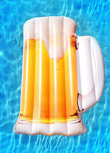 Toyland® 1,8 m großer Bierkrug mit Schwimm-Lilo – Junggesellenabschiede – Urlaub Essentials