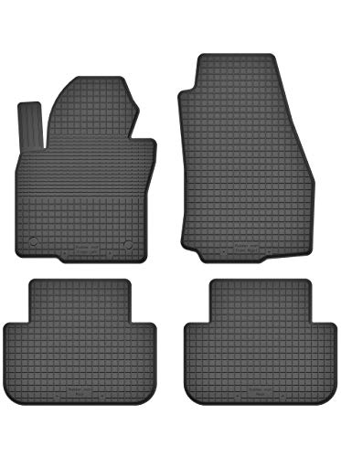 KO-RUBBERMAT Gummimatten Fußmatten 1.5 cm Rand geeignet zur Mitsubishi Pajero Bj. 1990-2008 ideal angepasst 4 -Teile EIN Set