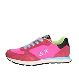 Scarpe Sun68 Sneaker Girl's Ally solid Nylon Teen Suede/Nylon Fuxia Fluo ZS23SU01 Z33401T 37