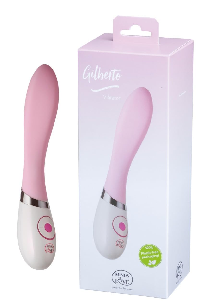 MINDS OF LOVE Gilberto Vibrator in pink-weiß
