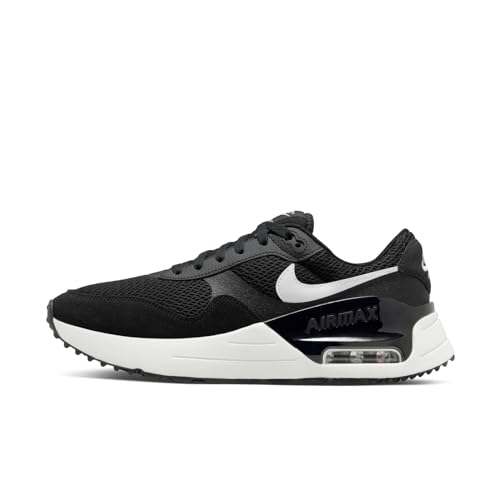 Nike Herren Air Max Systm Sneaker, Black White Wolf Grey, 43 EU