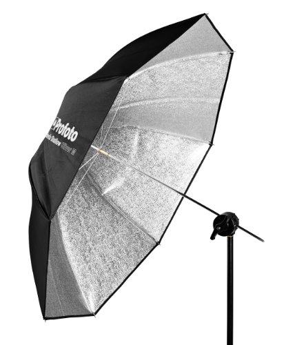 Profoto Regenschirm, flach, Größe M, 105 cm, silberfarben