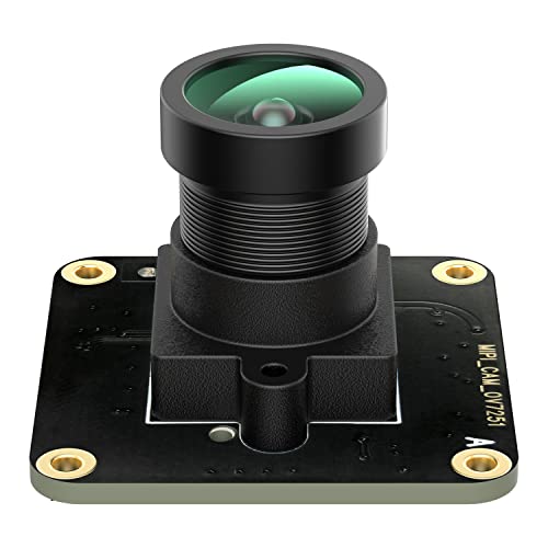 Raspberry Pi Camera OV9281 up to 453fps External Trigger Stream Mode Monochrome Global Shutter Sensor 1MPixel with M12 NO IR Filter Len FOV90 for Rasp Pi 4B 3B+ 3B 3A+ CM3+ CM3 Pi Zero W (Black)