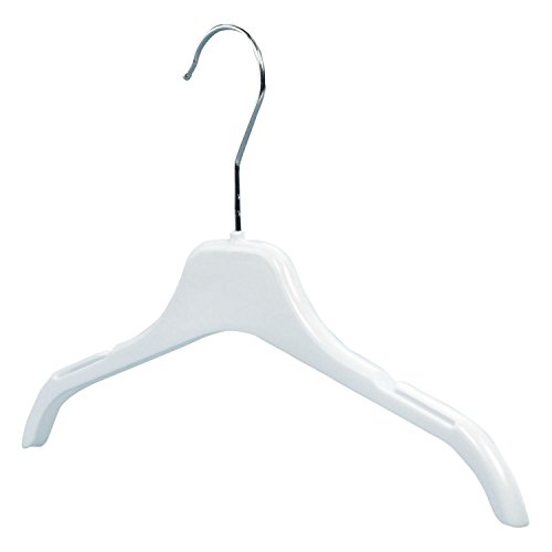 Hangerworld 20 Weiße Kunststoff Kinderkleiderbügel 30cm Kerbenhalterung Kleinkindmode