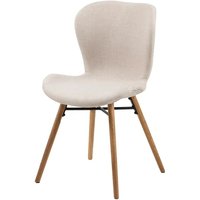 AC Design Furniture Sabine Esszimmerstuhl, Stoff, Sand, 82,5x47x56 cm