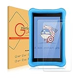 Panzerglas Schutzfolie für Fire HD 8 Kids Edition 2018 Panzerglasfolie 2-Pack 9H Härte 0,33 mm Stärke Anti-Kratzen Anti-Fingerabdruck 2.5D Runde HD Klar Folie für Fire HD 8 Kids Edition 2018