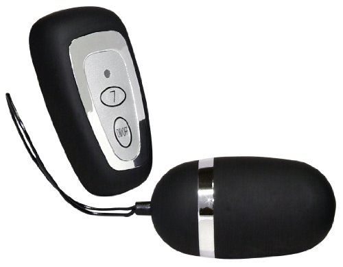 You2Toys Velvet Remote Control Egg - softes Vibro-Ei für Frauen und Paare, Stimulator mit kabelloser Fernbedienung und 7 Vibrationsstufen, Bullet-Vibrator, schwarz
