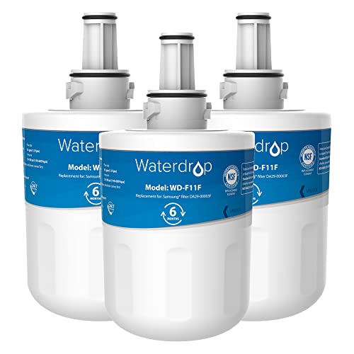 Waterdrop 3X DA29-00003F Kühlschrank-Wasserfilter, Kompatibel mit Samsung Aqua Pure Plus DA29-00003F, HAFIN1, DA29-00003A, DA29-00003B, DA29-00003A-B, DA61-00159A, DA97-06317A