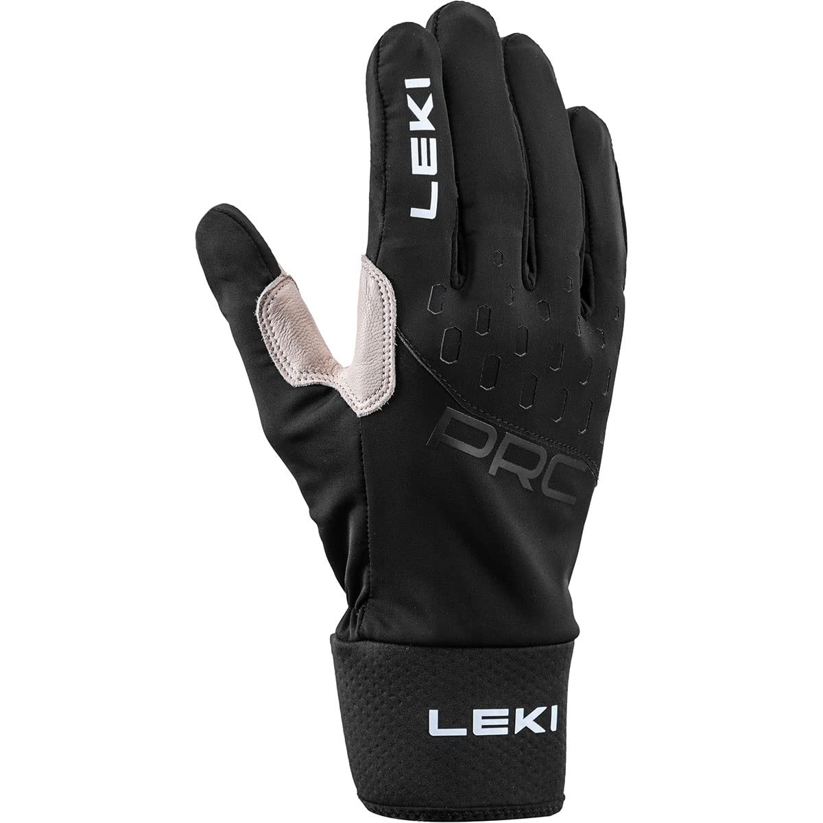 LEKI PRC Premium Handschuhe, Black-Sand, EU 9