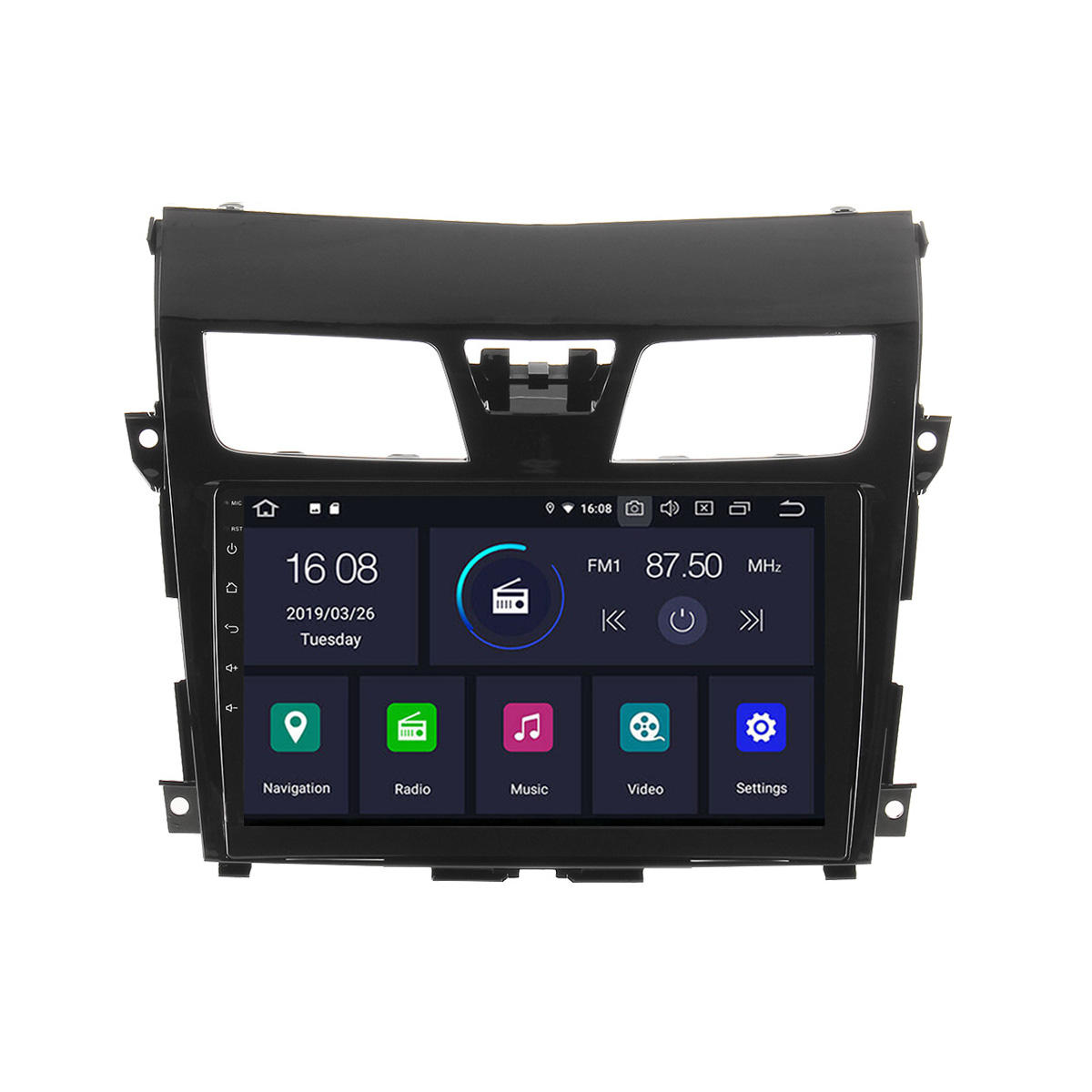 YUEHOO 10,1 Zoll 2 DIN für Android 9,0 Auto Stereo 4 + 32G 8 Core MP5 Player GPS WIFI 4G FM AM RDS Radio für Nissan Alti