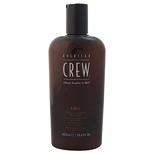 4er American Crew Classic 3 in 1 Shampoo Conditioner Body Wash 450 ml