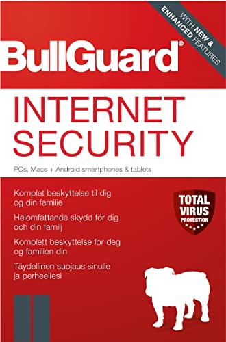 Bullguard Internet Security 2020 3U Win Jahreslizenz, 3 Lizenzen Windows Sicherheits-Software