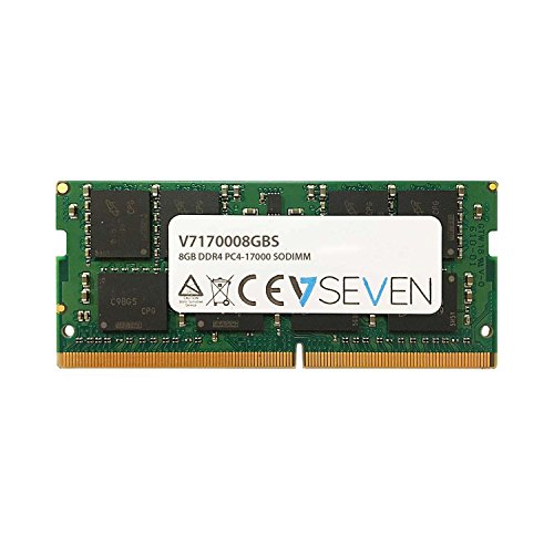 V7 V7170008GBS Notebook DDR4 SO-DIMM Arbeitsspeicher 8GB (2133MHZ, CL15, PC4-17000, 260pin, 1.2 Volt)