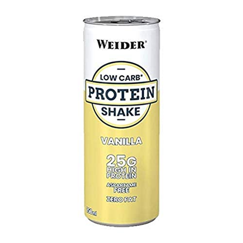 Weider Low Carb Protein Shake, Vanille, Pack of 24