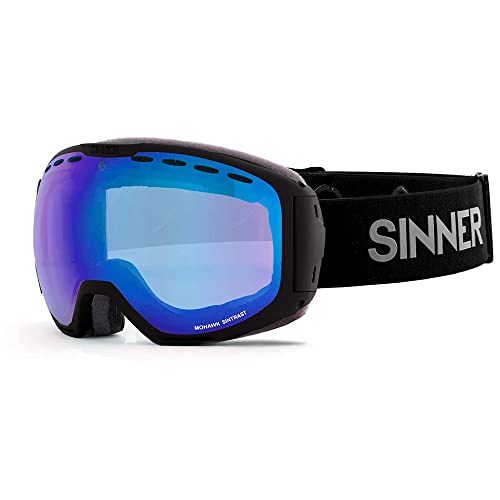 SINNER Mohawk + MT Black-Double Blue SINTRAST VNT Sonnenbrille, Erwachsene, Unisex, mehrfarbig (mehrfarbig), Einheitsgröße