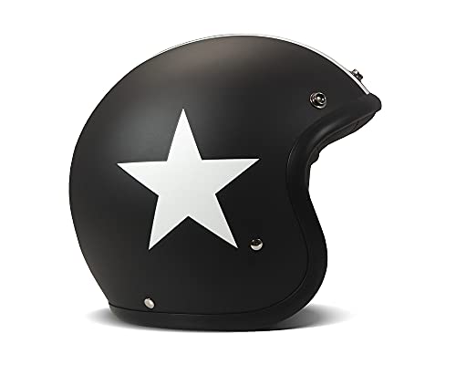 DMD Motorcycle Helmet, Schwarz, Größe L 58