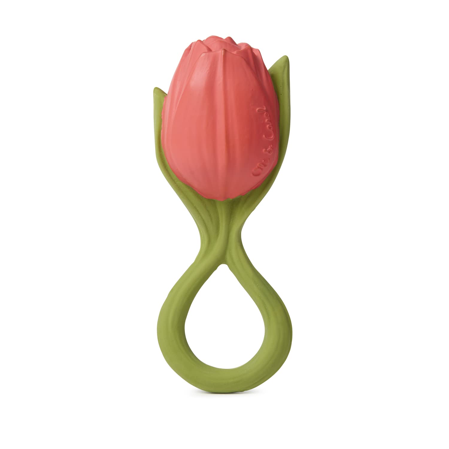 Oli & Carol - Beißring für Tulpen, rot, Theo the Tulip