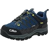 CMP Kinder Trekking Schuhe Rigel Low WP 3Q13244J Blue Ink-Yellow 38