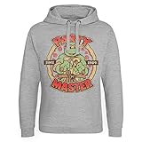 Teenage Mutant Ninja Turtles Herren NIC-37-TMNT010-H46-15 Kapuzenpulli, Heather Grey, L