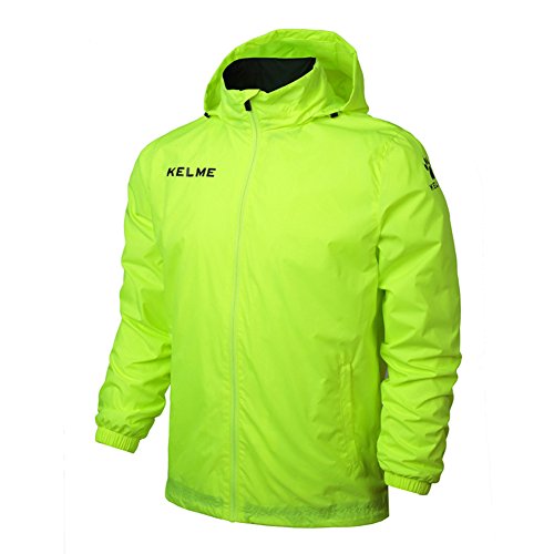 Kelme Erwachsene Windproof Jacket Regenjacke für Herren XXL Neongrün
