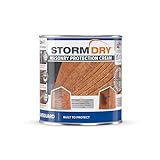 Stormdry Fassadenschutzcreme (1L) - Farblose Imprägnierung für Ziegel, Stein, Mauerwerk und Granit - Atmungsaktiv und mit 25 Jahren Schutz gegen Feuchtigkeit - Hochwirksame Ein-Schicht-Anwendung
