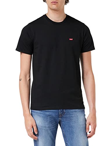 Levi's Herren SS Original HM Tee T-Shirt, Schwarz (Cotton + Patch Black 0009), L
