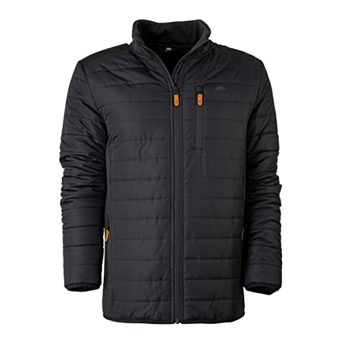 FORSBERG Snygge wattierte Funktionsjacke, Farbe:schwarz, Größe:4XL