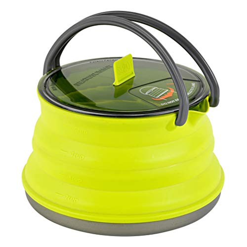 Sea to Summit x-pot / xpot kettle 1.3 liter - zusammenfaltbarer wasserkessel - lime green - 1,3 liter