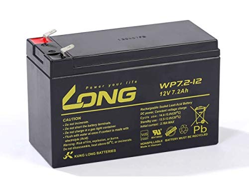 Kung Long 12V 7,2Ah WP7,2-12 Bleigel Akku Gel Batterie *VDS geprüft*
