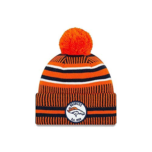 New Era NFL Denver Broncos Authentic 2019 Sideline Home Sport Knit Wintermütze