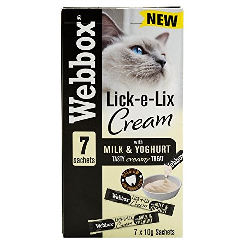 Webbox Cats Delight Lick E Lix Creme mit Joghurt und Milch, 7 Stück, 17 Stück
