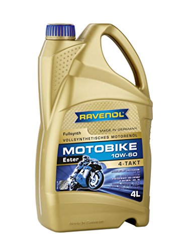RAVENOL Motobike 4-T Ester 10W60, 4 Liter