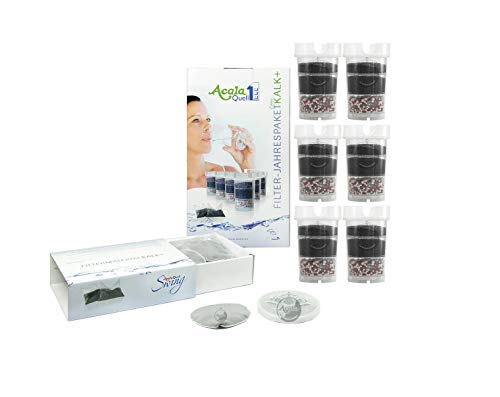 Jahrespaket Filtersatz Kalk für AcalaQuell® One/Swing/Sunny/Wasetto - Filterkartuschen mit Kalkfilterbeutel