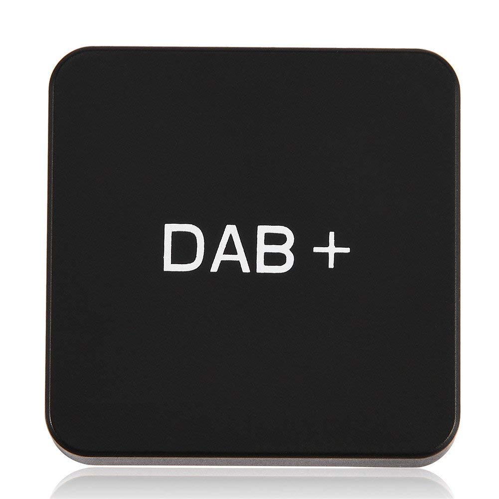DAB Adapter Kit, Auto DAB Empfänger mit USB MCX Anschluss, Plug n Play DAB DAB+ Autoradio Empfänger Digitaler Radio Antennentuner für Android 5,1und höher, inkl. Antenne