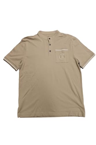Bogner Herren Polo Shirt MAKS Beige Schwarz (XL)
