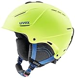Uvex Unisex Erwachsene p1us 2.0 Skihelm, Lime mat, 52-55 cm