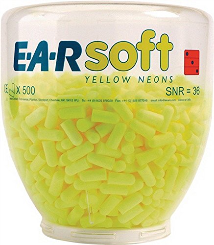 Gehörschutzstöpsel Soft Yellow Neon Nachfülldispenser z.Art.Nr.4000370999,500St.