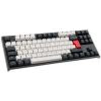Ducky ONE 2 TKL Tuxedo Gaming Tastatur, MX-Speed-Silver – Schwarz/Weiß/Rot