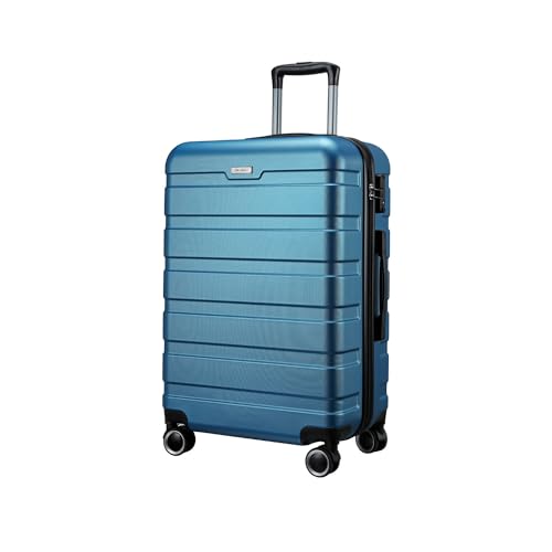 Panana Gepäck-Set, Koffer, Spinner, Hartschale, leicht, TSA-Schloss, Rot, 3-teiliges Set (20/24/28)), Blau (Caribbean Blue), 24 inch, modisch