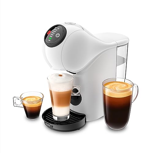 Krups KP2431 Nescafé Dolce Gusto Genio S Kaffeekapselmaschine | 15 Bar | ultra-kompakt | Hochdruck | über 30 Kaffeekreationen | wählbare Getränkegröße | Auto-Abschaltung | Weiß