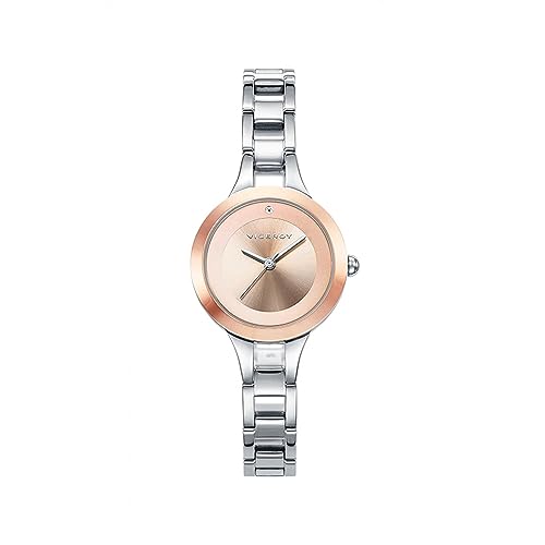 Viceroy Damen Analog Quartz Uhr mit Edelstahl Armband 42256-95