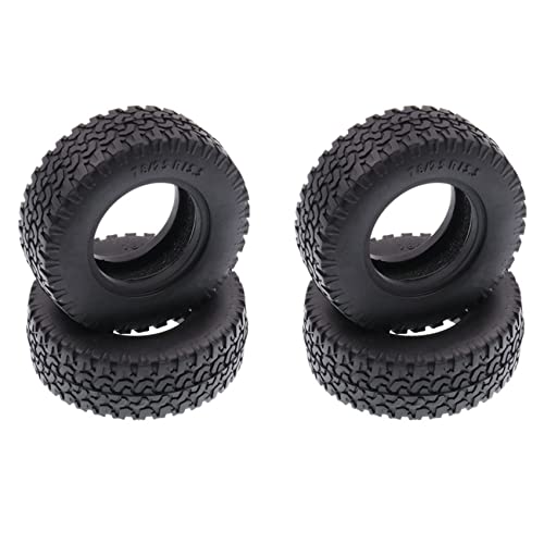 Happlignly 8 Stück 1,55 Gummi Reifen für 1/14 Rm8 Baja RC Rock Crawler Ferngesteuerte Auto Reifen