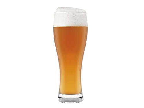 H&h 6 bicchieri in vetro birra weizen 330cl