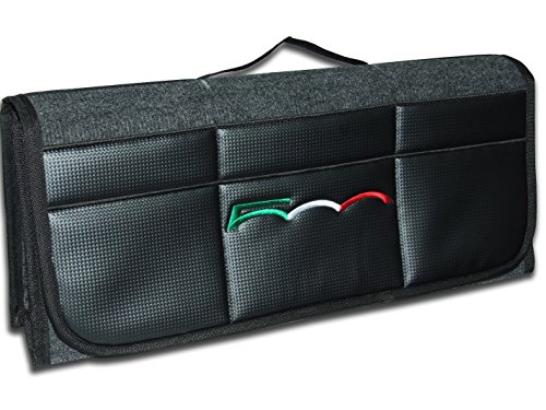 Bulmar Kofferraum Tidy Organizer passend Kohlefaser Kunstleder Front, inspiriert von FIAT 500