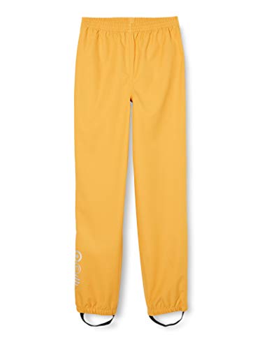 MINYMO Unisex-Child Softshell Pants Shell Jacket, Golden Orange, 140