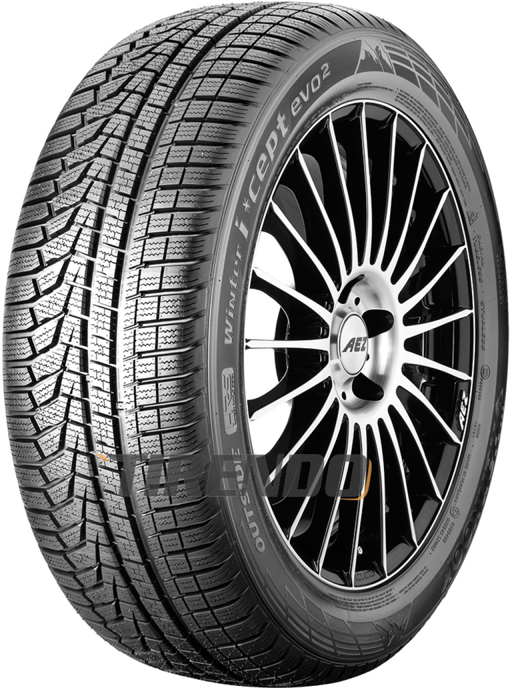 Hankook Winter i*cept evo² (W320B) HRS ( 195/55 R16 87V 4PR, runflat SBL )