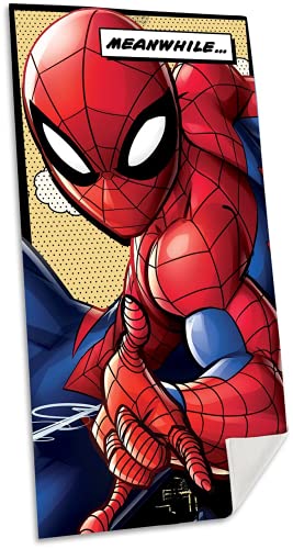 Badetuch (70x140cm, Baumwolle), Spider-Man,Kids Licensing KL83049