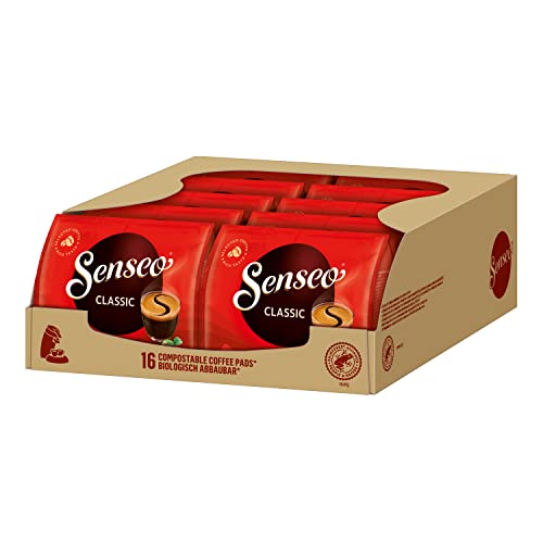Senseo Pads Classic, 160 Kaffeepads UTZ-zertifiziert, 10er Pack, 10 x 16 Getränke